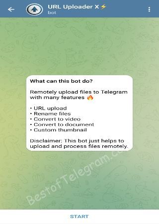 urluploadxbot bot step 1