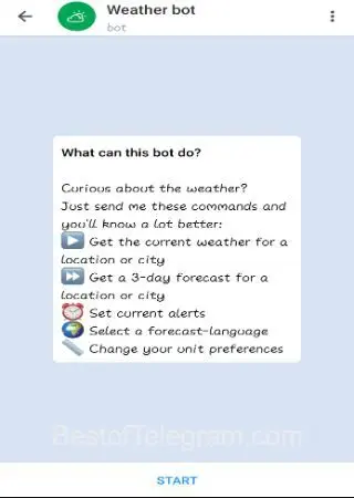 Weather bot preview 1