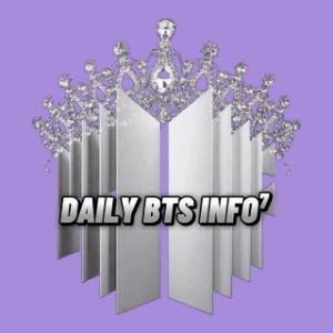 DAILY BTS INFO⁷ (HAPPY ARMY DAYS)