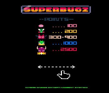 SUPER BUGZ game