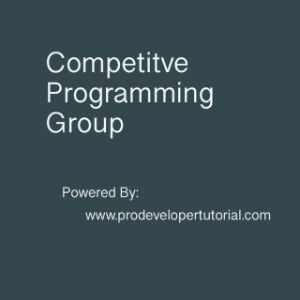 Competitive Programming