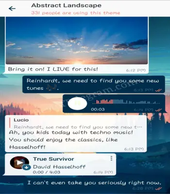 Abstract Landscape preview