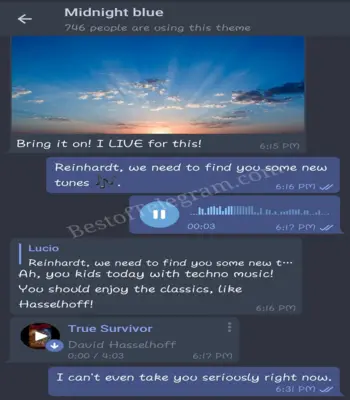 Midnight Blue preview