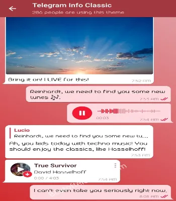 Telegram Info Classic preview